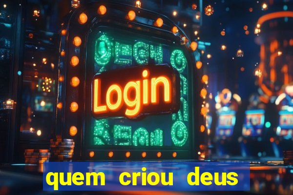quem criou deus segundo o espiritismo
